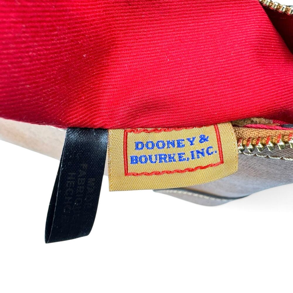 Dooney & Bourke Dixon Small Saffiano Leather Structured Hobo Shoulder Bag - Picture 12 of 13